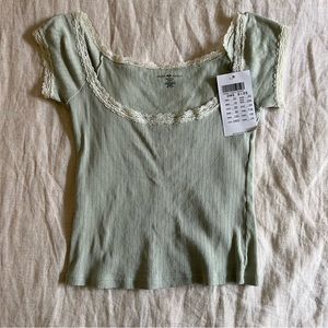 Brandy Melville Lace Top